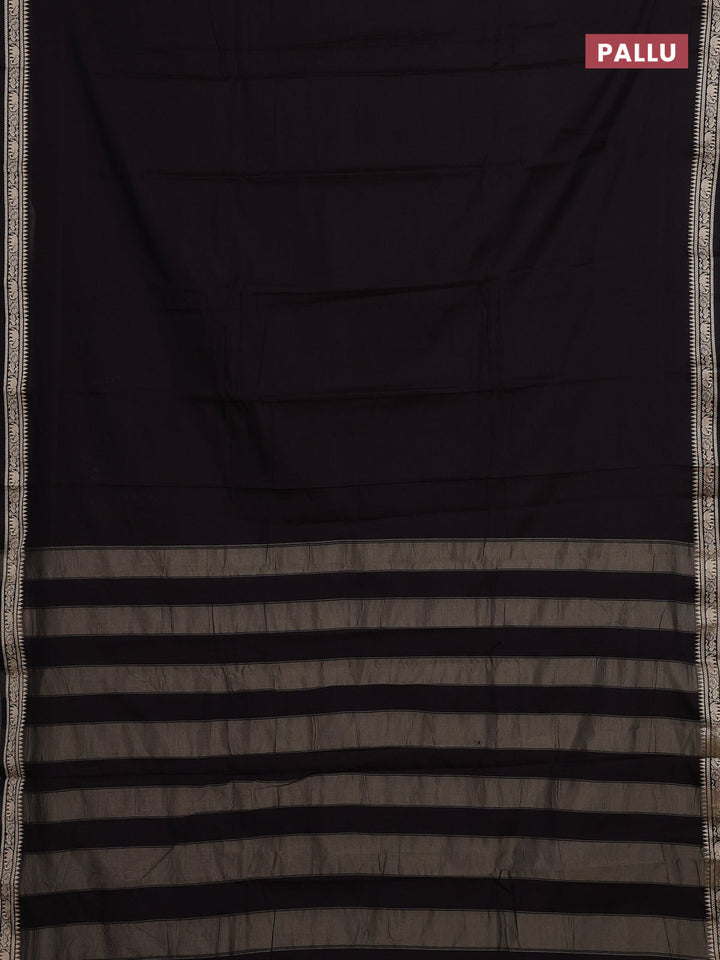 Coffee Brown & Mehendi Green Narayanpet Cotton - Kalamkari Blouse