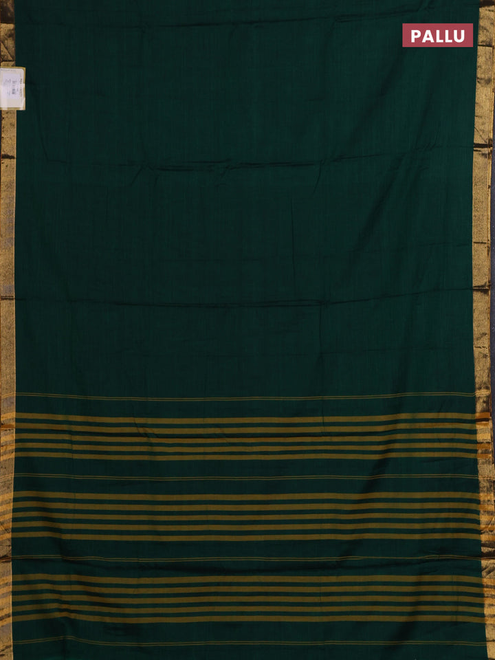 Green & Brown Narayanpet Cotton - Kalamkari Blouse