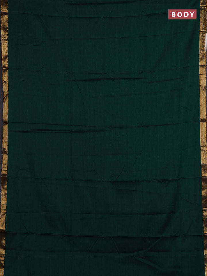 Green & Brown Narayanpet Cotton - Kalamkari Blouse