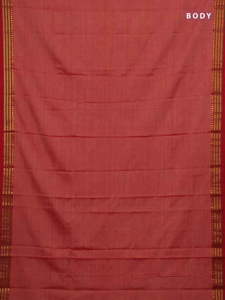 Red Narayanpet Cotton - Kalamkari Blouse
