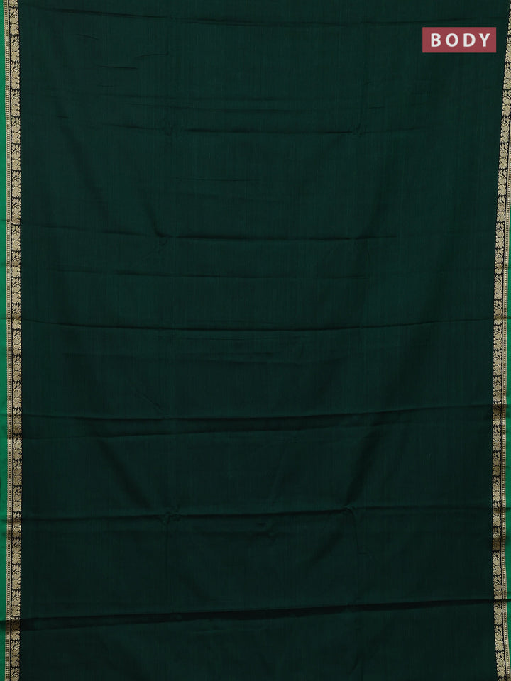 Green & Maroon Narayanpet Cotton - Kalamkari Blouse
