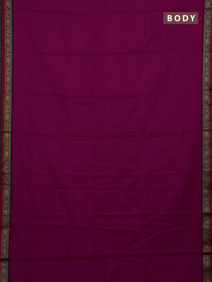 Pink & Orange Narayanpet Cotton - Kalamkari Blouse