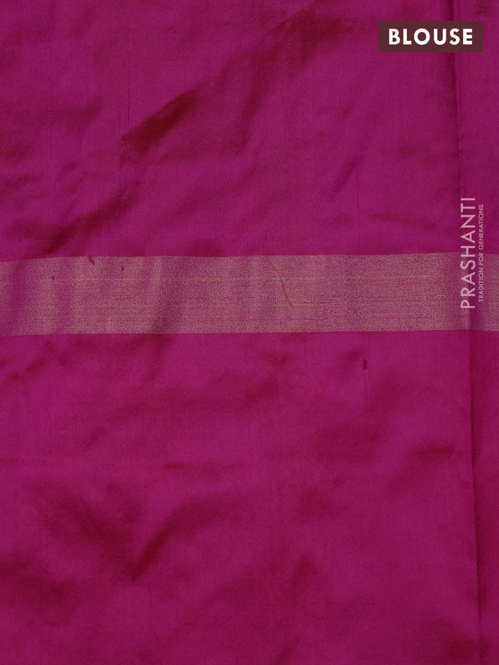 Purple & Pink Pochampally Silk Saree