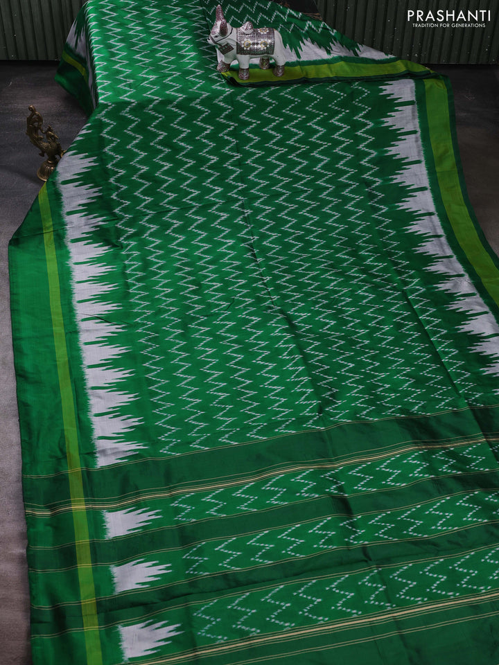 Green Pochampally Silk Saree