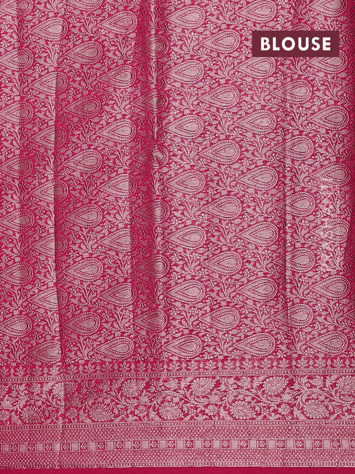 Pink Semi Chiniya Silk Saree