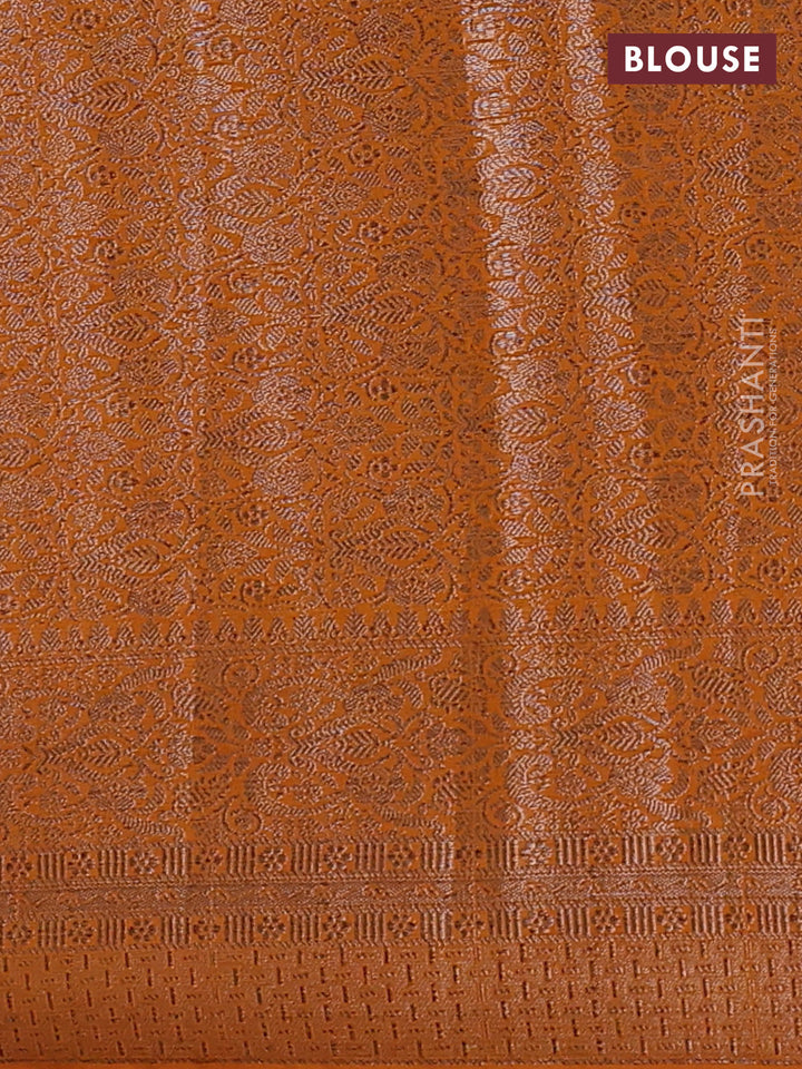 Mango Yellow Semi Chiniya Silk Saree