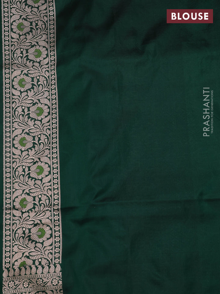 Green Banarasi Uppada Silk Saree - Brocade