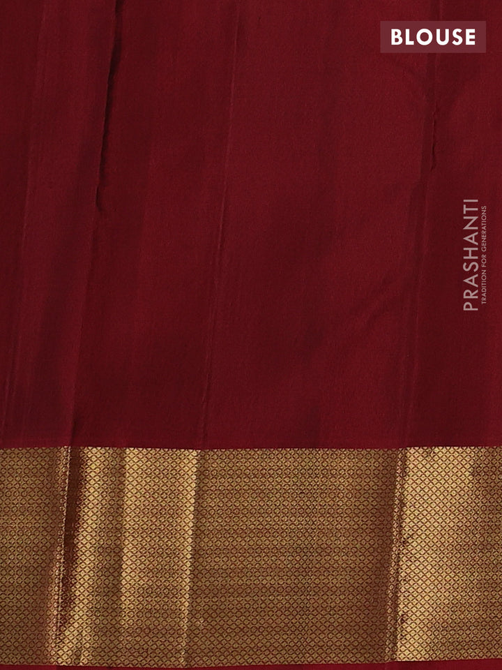 Pure soft silk saree black and maroon with allover zari stripe pattern and zari woven border