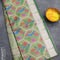 Kosa silk saree green with allover prints and paithani style border - {{ collection.title }} by Prashanti Sarees