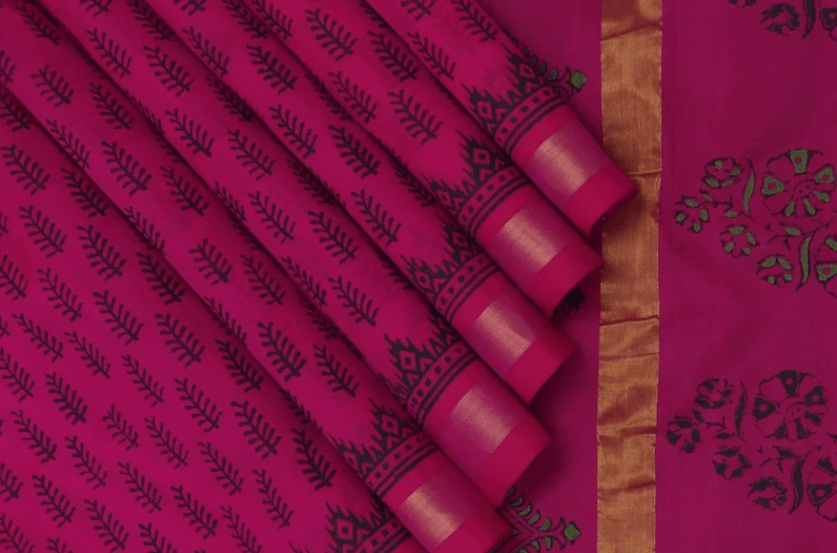 Block Printed Sarees: All-time favourites for anytime wear! - Prashanti Sarees