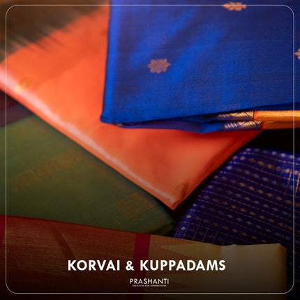 Collection image for: Silk Cottons - Korvai & Kuppadam