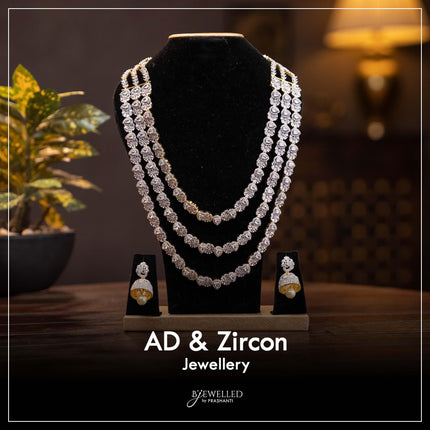 AD-Zircon Jewellery - Prashanti Sarees