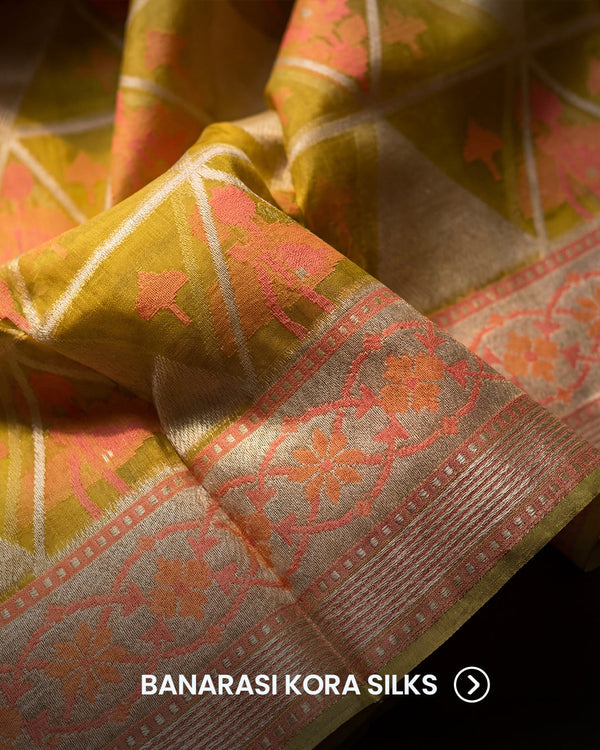 Banarasi Kora Silks