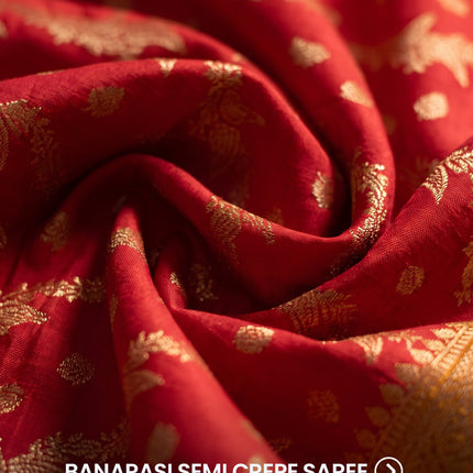 Collection image for: Banarasi Semi Crepe Sarees