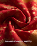 Banarasi Semi Crepe Sarees