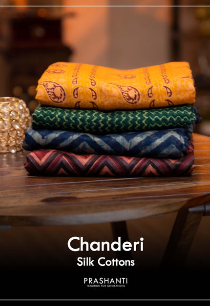 Chanderi Silk Cotton Sarees - Prashanti Sarees