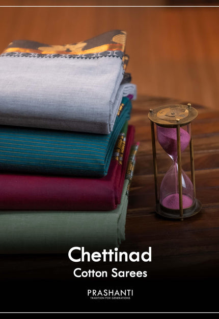 Chettinad Cotton Sarees - Prashanti Sarees