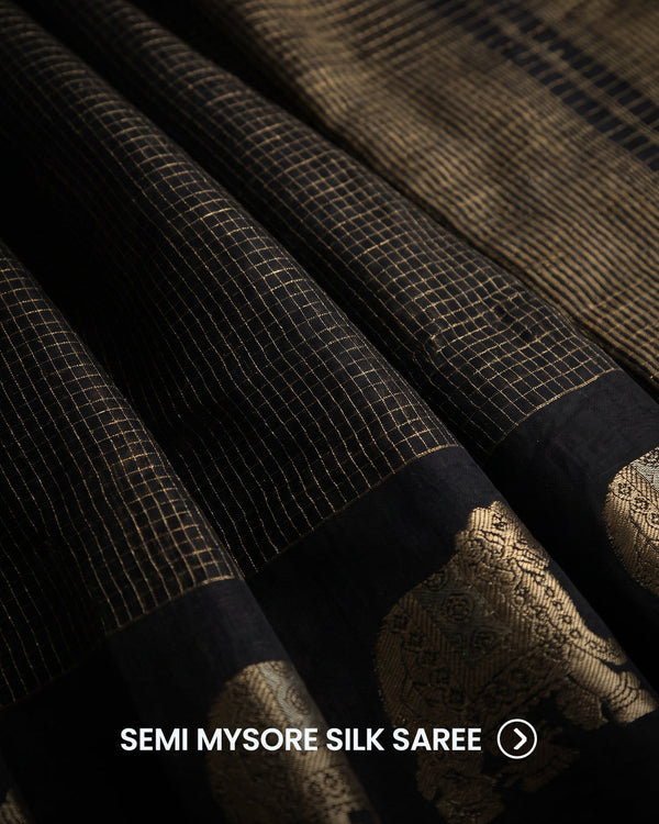 Semi Mysore Silk Sarees