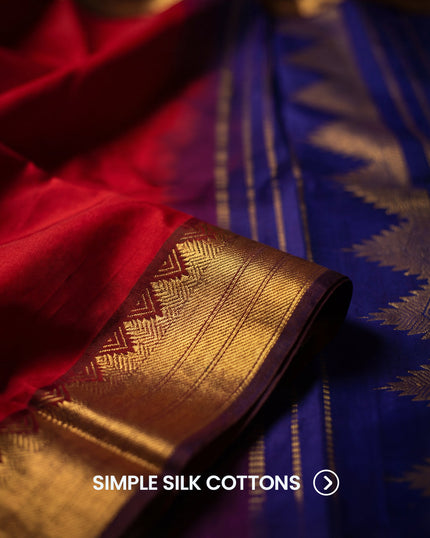 Simple Silk Cotton Sarees - Prashanti Sarees