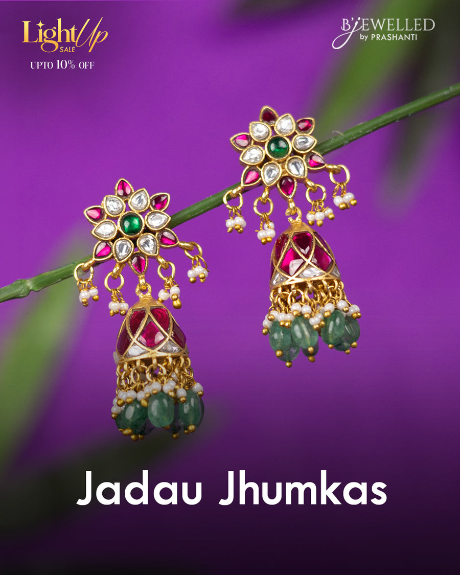 Jadau Jhumkas