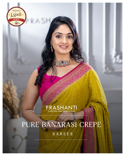 Pure Banarasi Crepes