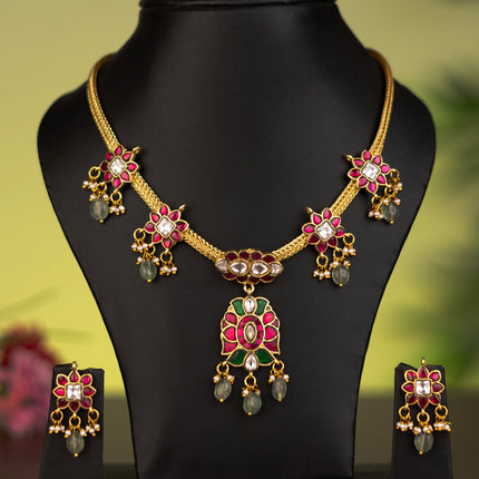 Collection image for: Jadau Attigai Necklace