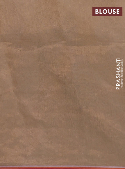 Pure organza silk saree beige and with allover sequin work & jamdhani weaves and jamdhani design pallu