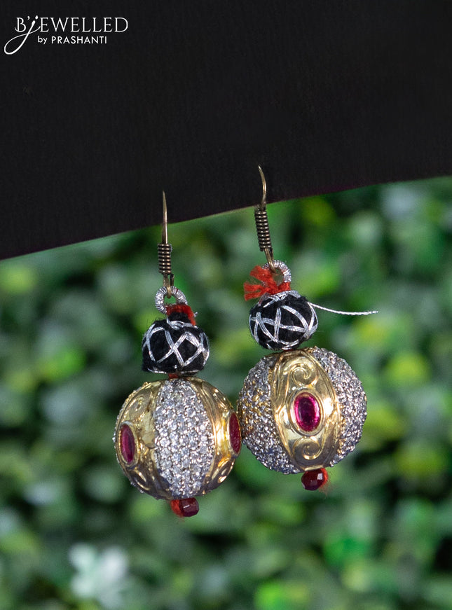 Jaipur crystal beaded with stones pendant