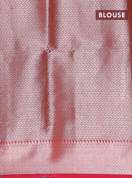 Semi maheswari silk cotton saree grey and maroon with zari woven leaf buttas and floral zari woven border