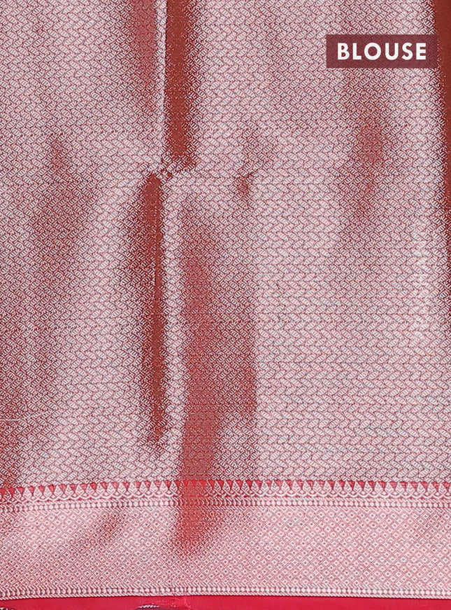 Semi maheswari silk cotton saree grey and maroon with zari woven leaf buttas and floral zari woven border