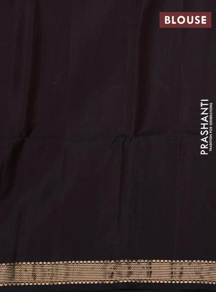 Pure soft silk saree grey shade and dual shade of bottle green with zari woven buttas and zari woven border