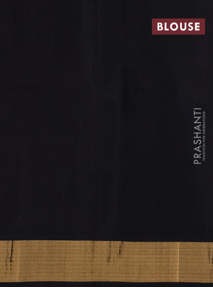 Ikat soft silk saree maroon and black with allover ikat weaves and zari woven border