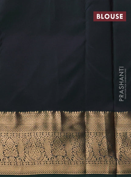 Bangalori silk saree mstard yellow and green with allover zari woven buttas and zari woven border