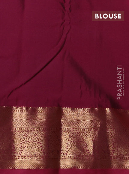 Bangalori silk saree mustard yellow and pink with allover zari woven buttas and zari woven border