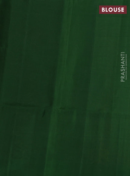 Pure soft silk saree yellow and green with allover checks & zari buttas and simple border