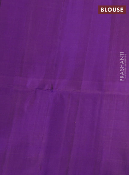 Pure soft silk saree maroon shade and dual shade of violet with allover thread & zari woven brocade weaves and woven border