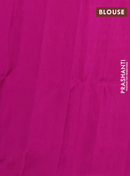Pure soft silk saree pastel pink and pink with allover zari woven brocade weaves and zari woven border