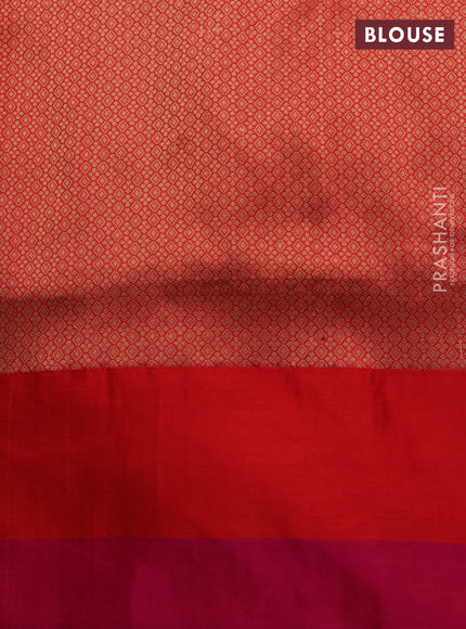 Banarasi katan silk saree wine shade and red pink with allover zari woven floral weaves and zari woven border