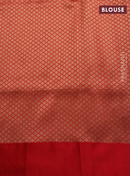 Banarasi katan silk saree deep wine and red with allover zari woven floral weaves and zari woven border