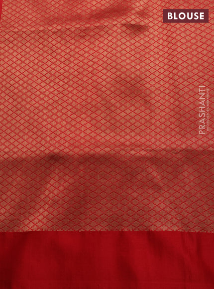 Banarasi katan silk saree purple and red with allover zari woven floral weaves and zari woven border