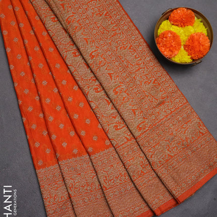 Collection image for: Banarasi Semi Crepe Sarees