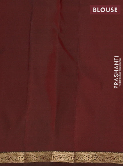 Pure kanchipuram silk saree pink and dual shade of green with zari woven buttas and small zari woven border