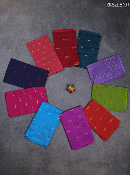 Raw silk blouse bit Assorted colours & design and pack of 10