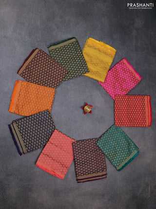 Brocade blouse bit Assorted colours and pack of 10