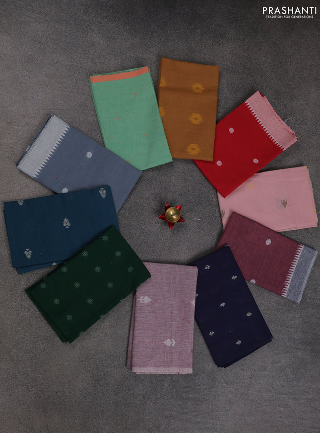 Cotton blouse bit Assorted colours & design and pack of 10