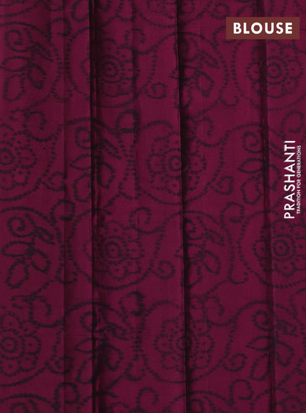 Pure soft silk saree black and pink with allover zari woven buttas and long zari woven border
