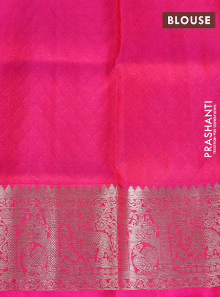 Venkatagiri silk saree red and pink with allover zari woven buttas and zari woven border
