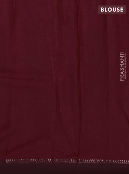 Pure tussar silk saree red with allover pichwai prints and woven border