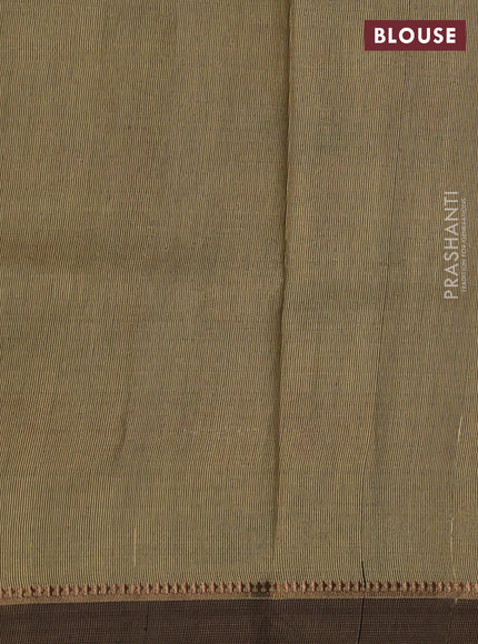 Pure tussar silk saree yellow shade with allover pichwai prints and woven border