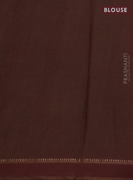 Pure tussar silk saree sap green with allover pichwai prints and woven border